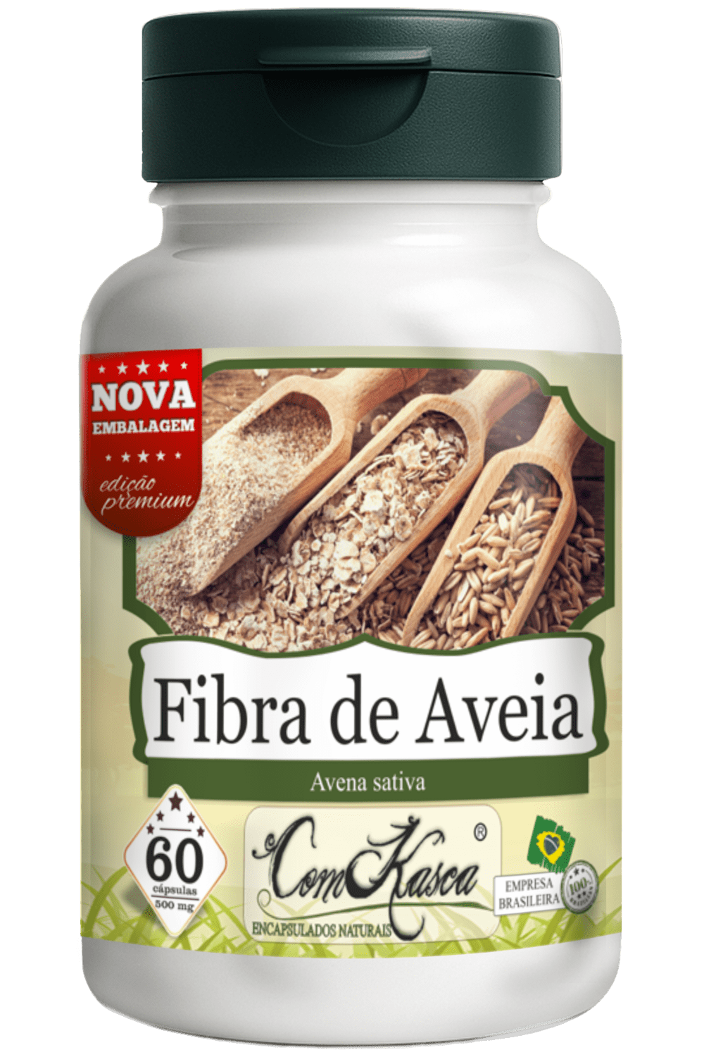 Fibra de Aveia ComKasca 60 caps - Imagem 3