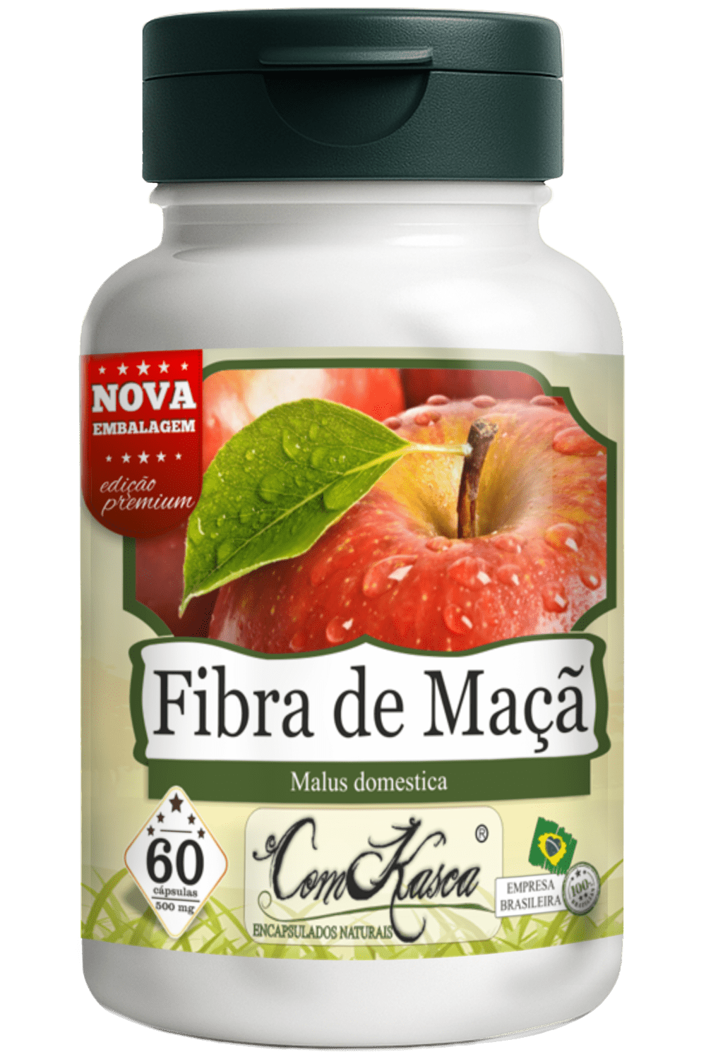 Fibra de Maçã ComKasca 60 caps - Imagem 3