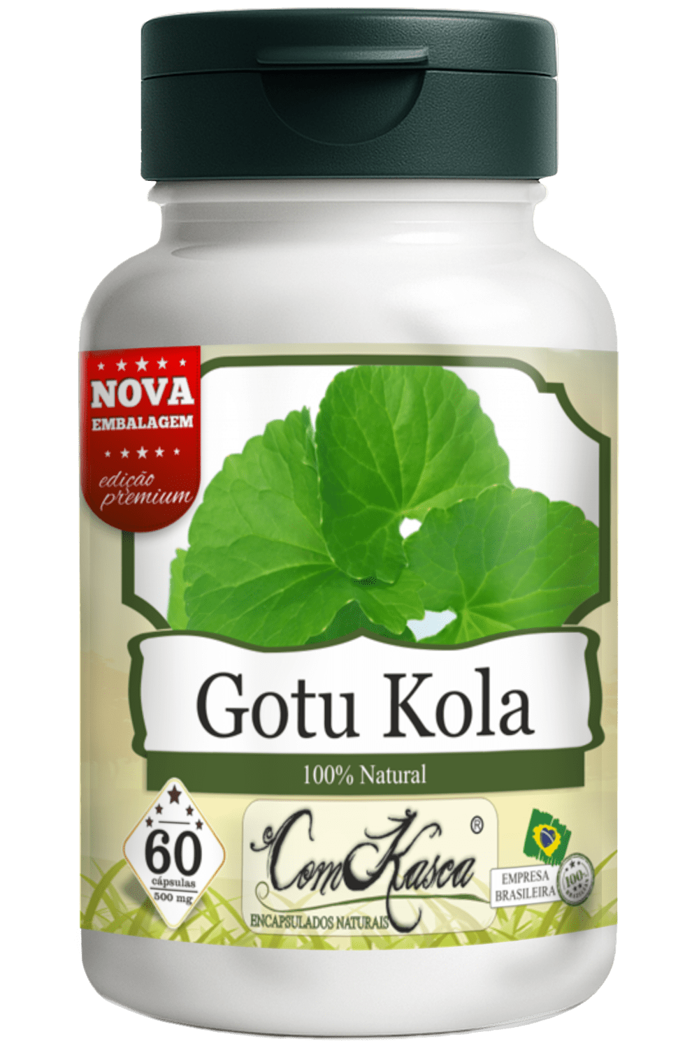 Gotu Kola ComKasca 60 caps - Imagem 3