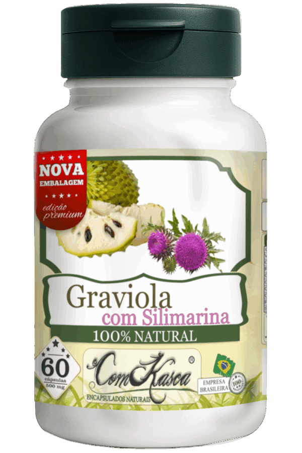 Graviola com Silimarina ComKasca 60 caps - Imagem 3