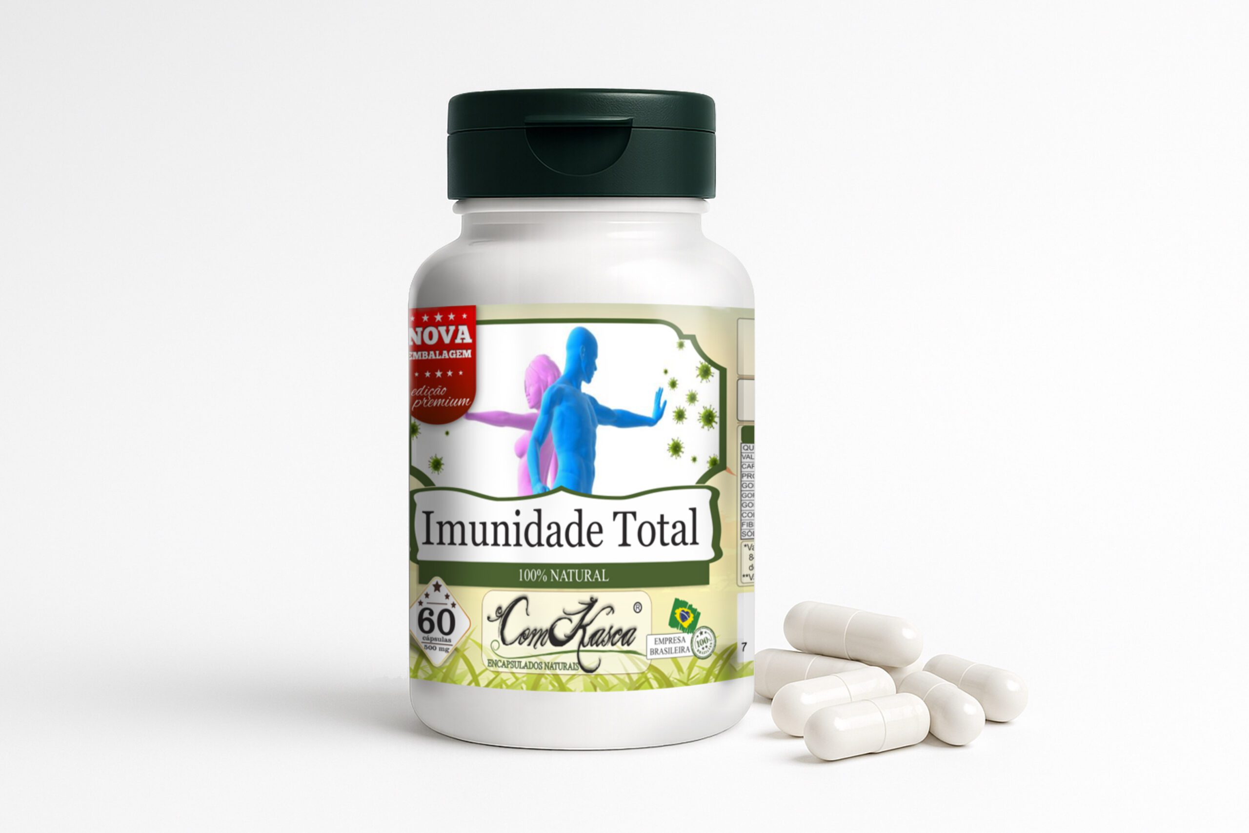 Imunidade Total ComKasca 60 caps - Imagem 2