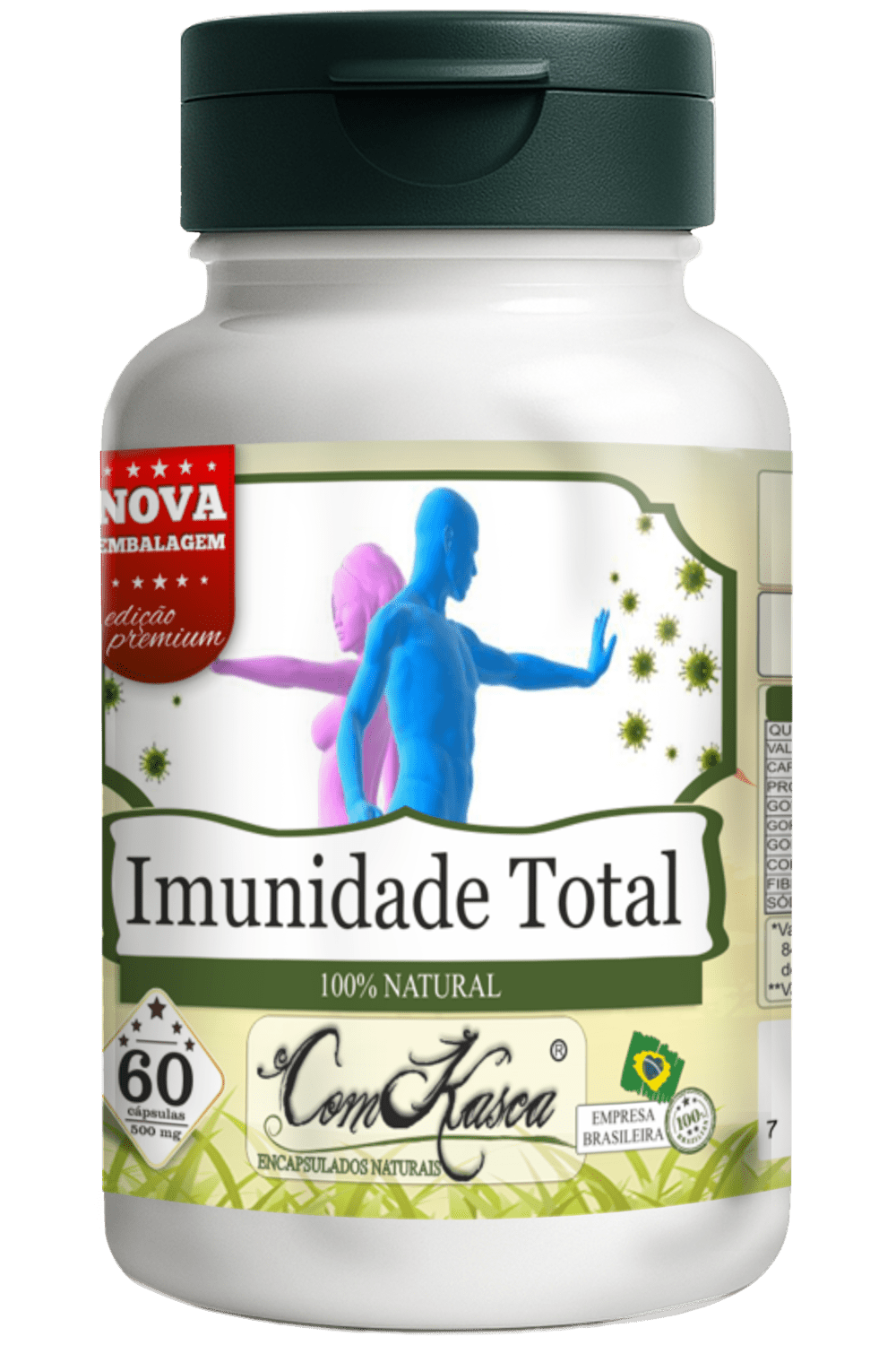 Imunidade Total ComKasca 60 caps - Imagem 3