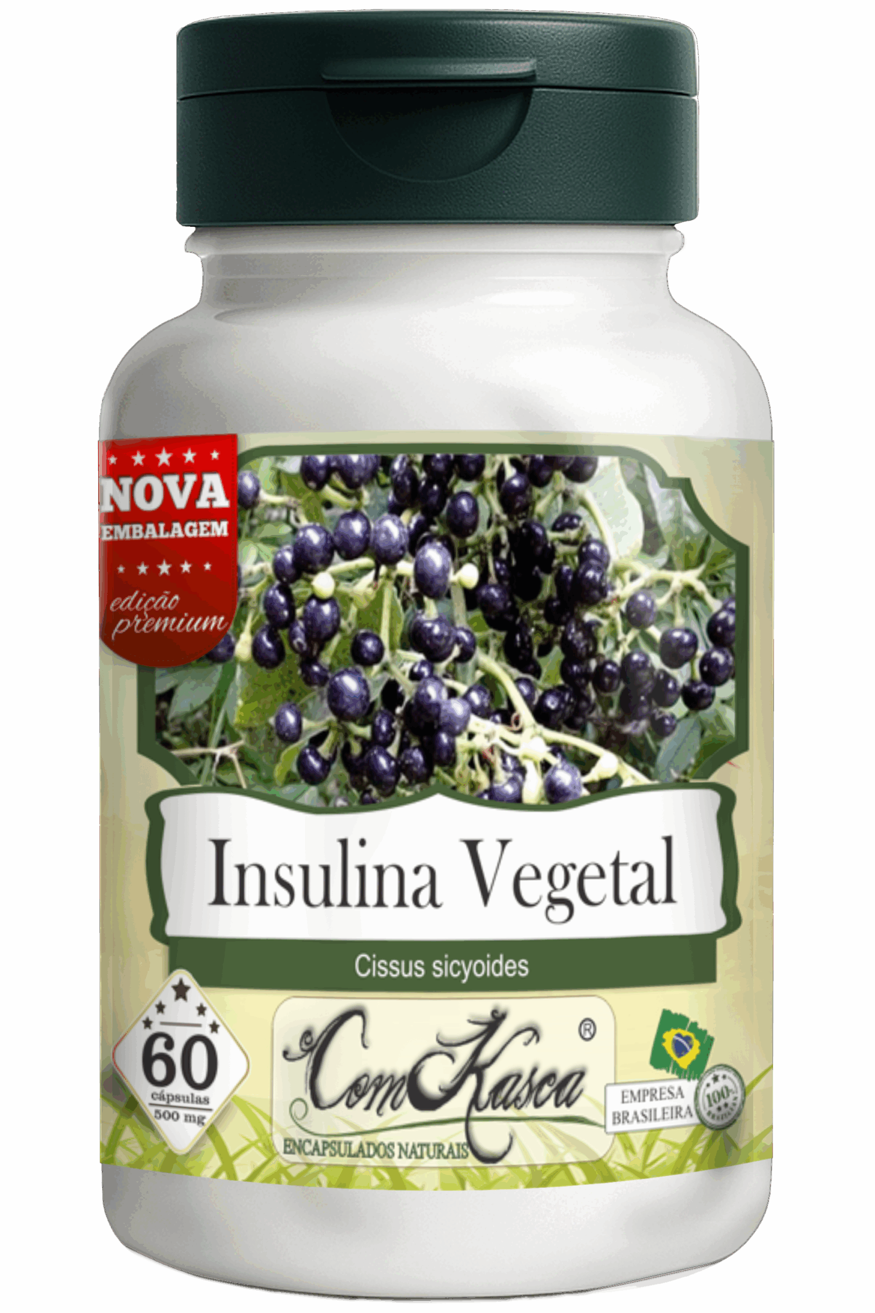 Insulina Natural ComKasca 60 caps - Imagem 2