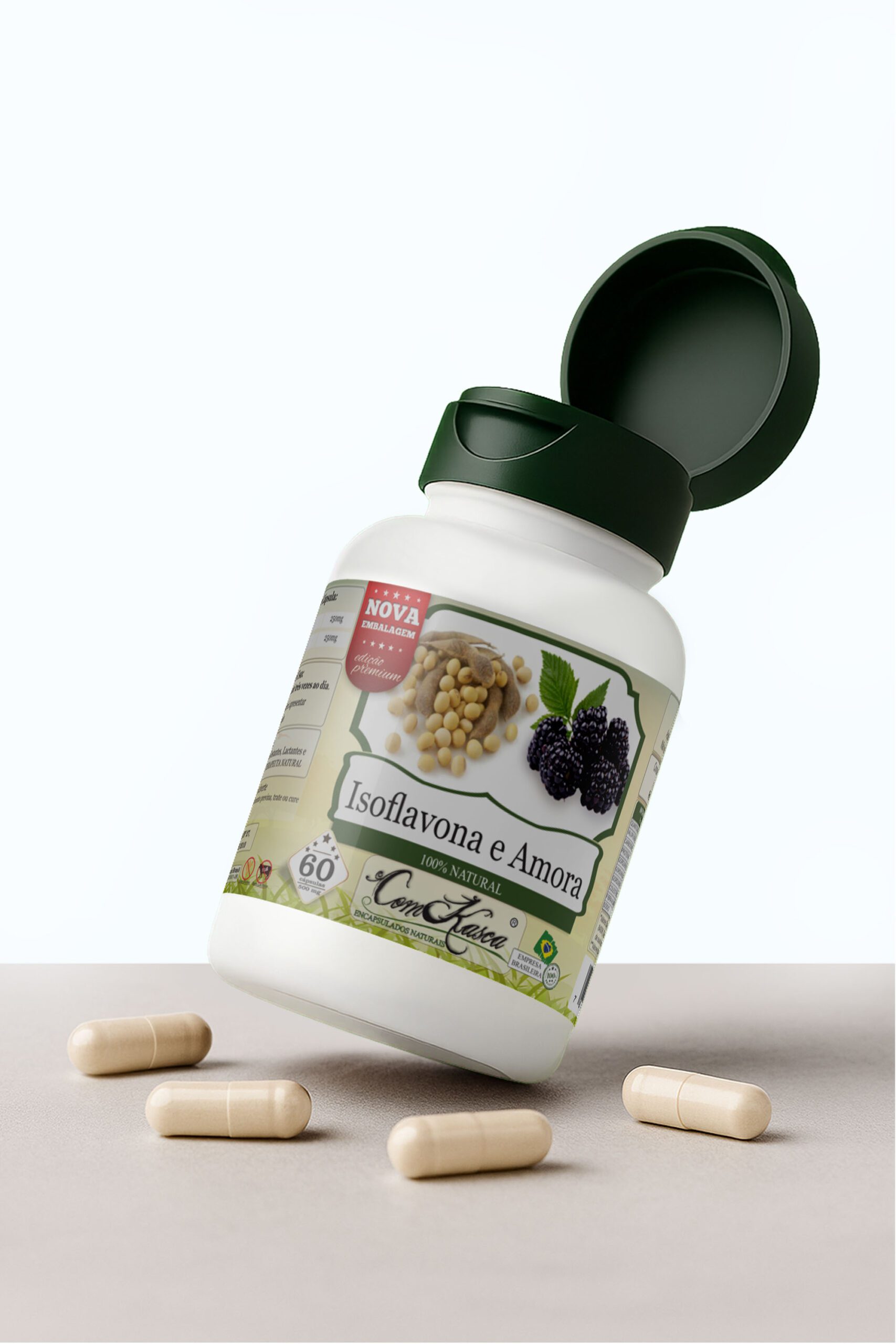 Isoflavona e Amora 60 caps