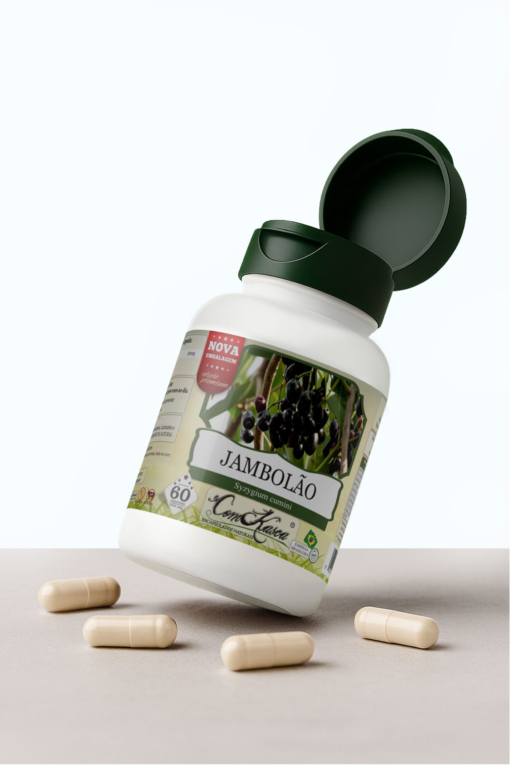 Jambolão ComKasca 60 caps