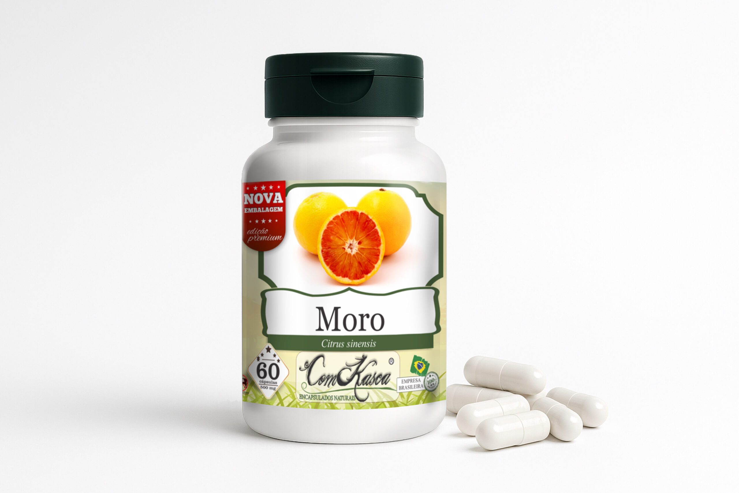 Laranja Moro (citrus Sinensis) ComKasca 60 caps - Imagem 2