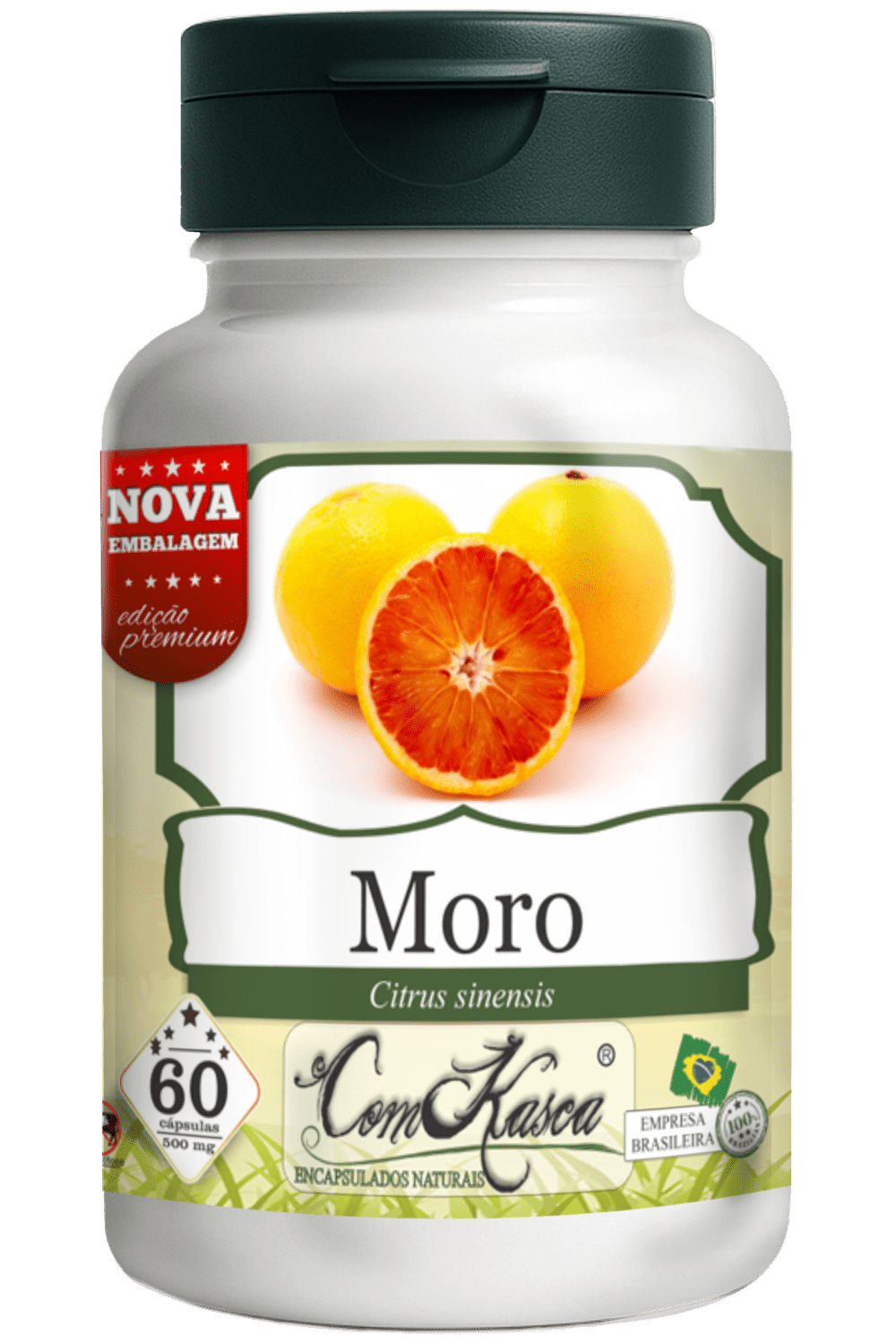 Laranja Moro (citrus Sinensis) ComKasca 60 caps - Imagem 3
