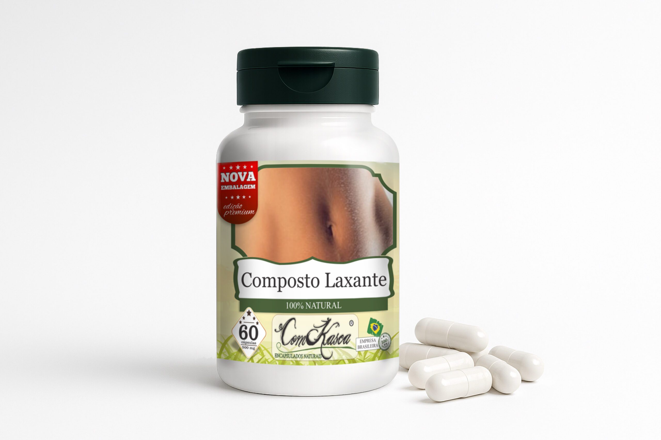 Composto Laxante ComKasca 60 caps - Imagem 2