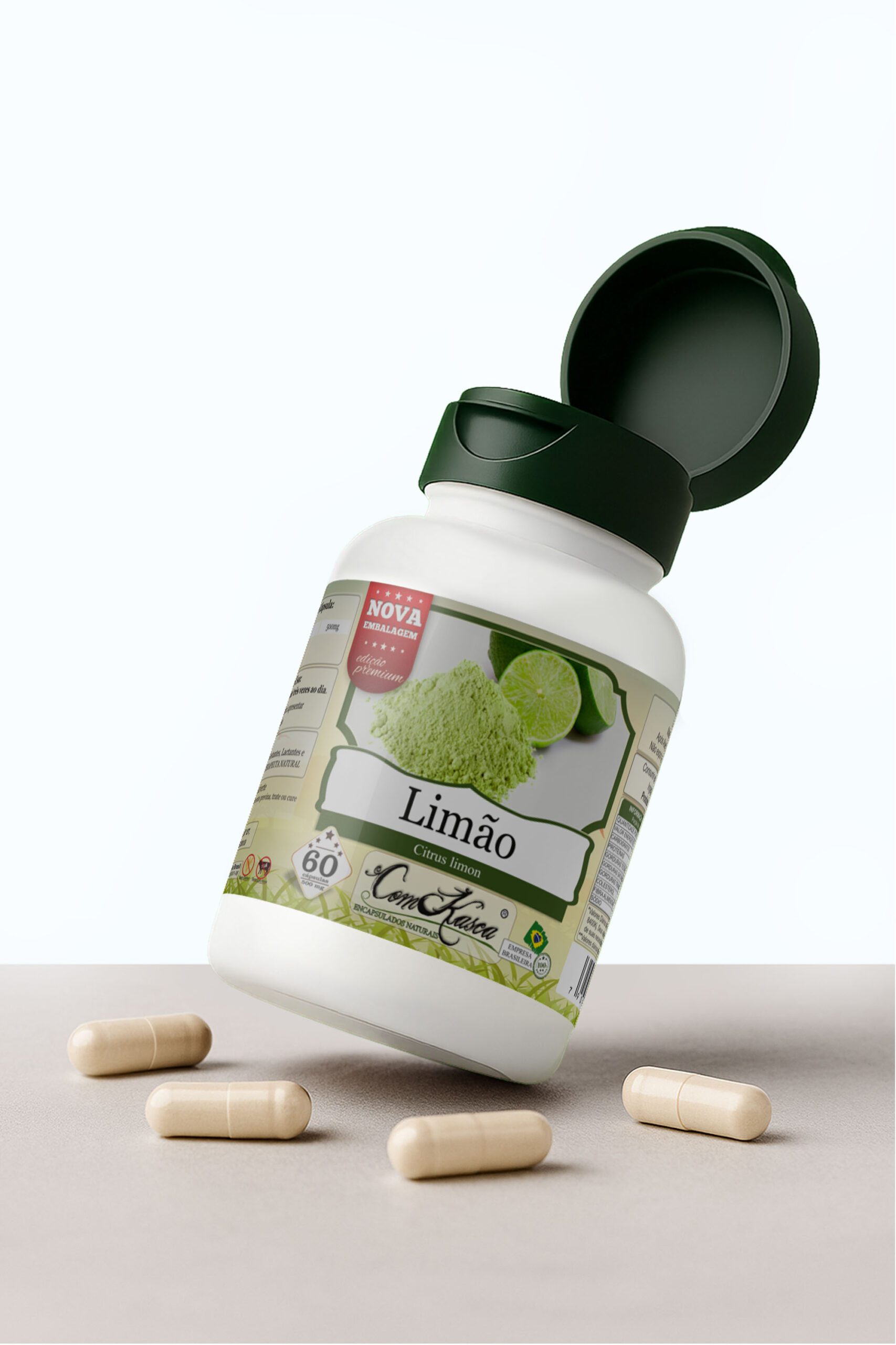 Limão (Citrus Limon) ComKasca 60 caps