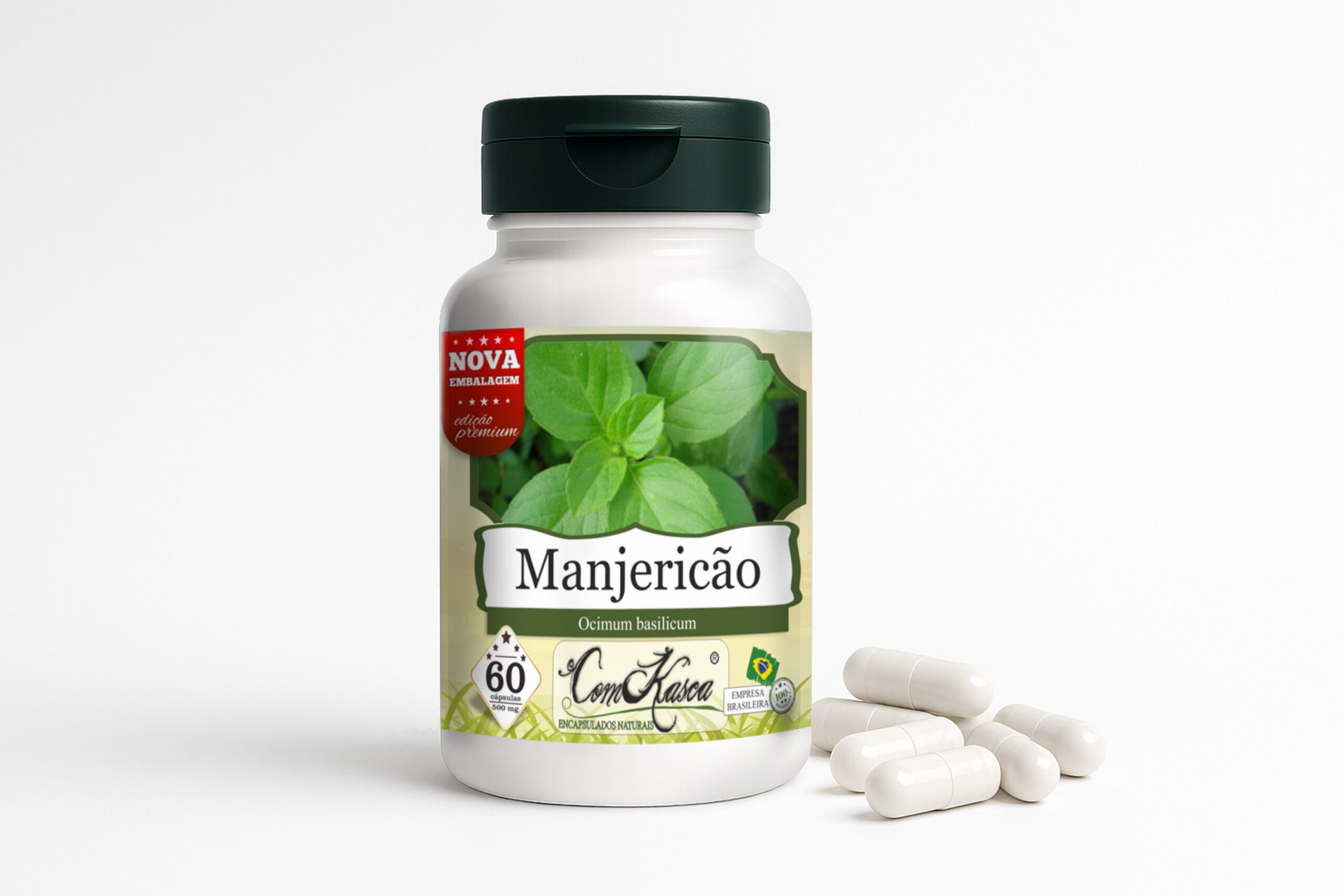 Manjericão ComKasca 60 caps - Imagem 2