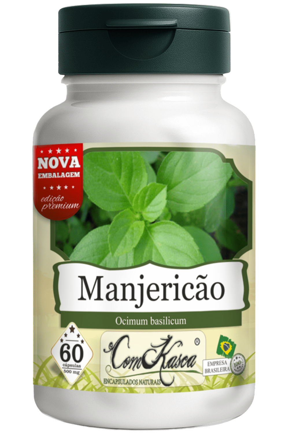 Manjericão ComKasca 60 caps - Imagem 3
