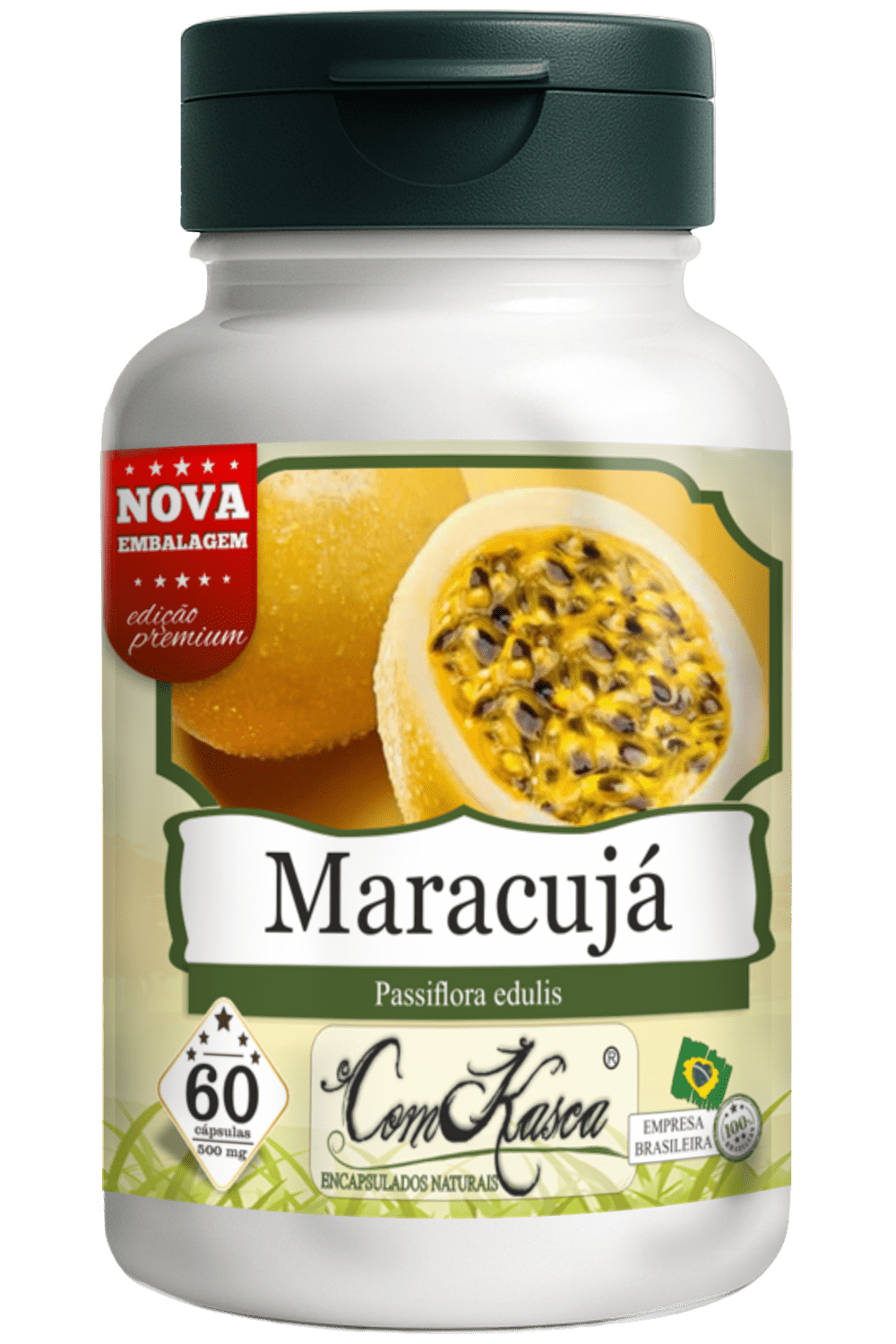 Maracujá ComKasca 60 caps - Imagem 3