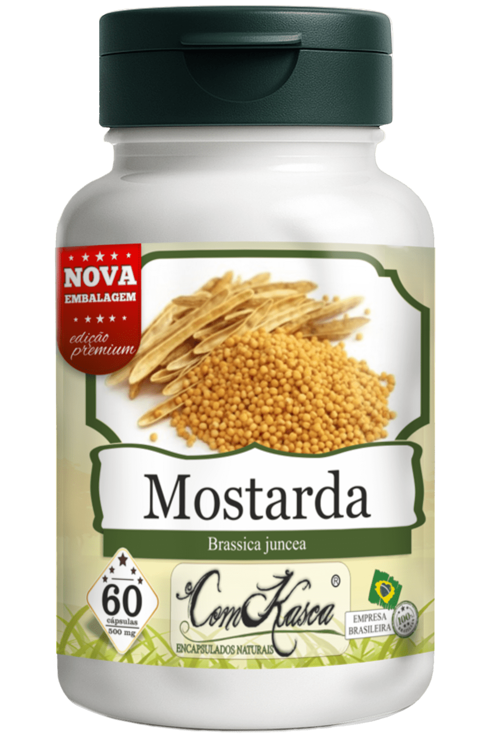 Mostarda ComKasca 60 caps - Imagem 3