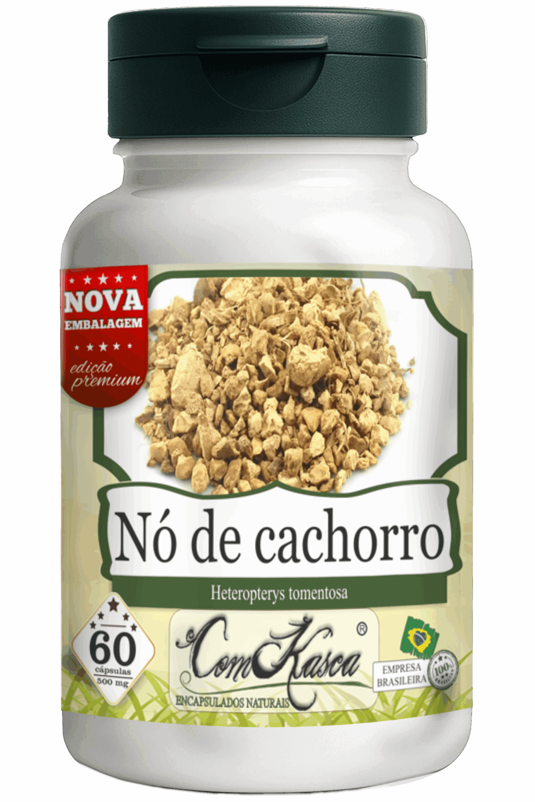 Nó de cachorro ComKasca 60 caps - Imagem 2