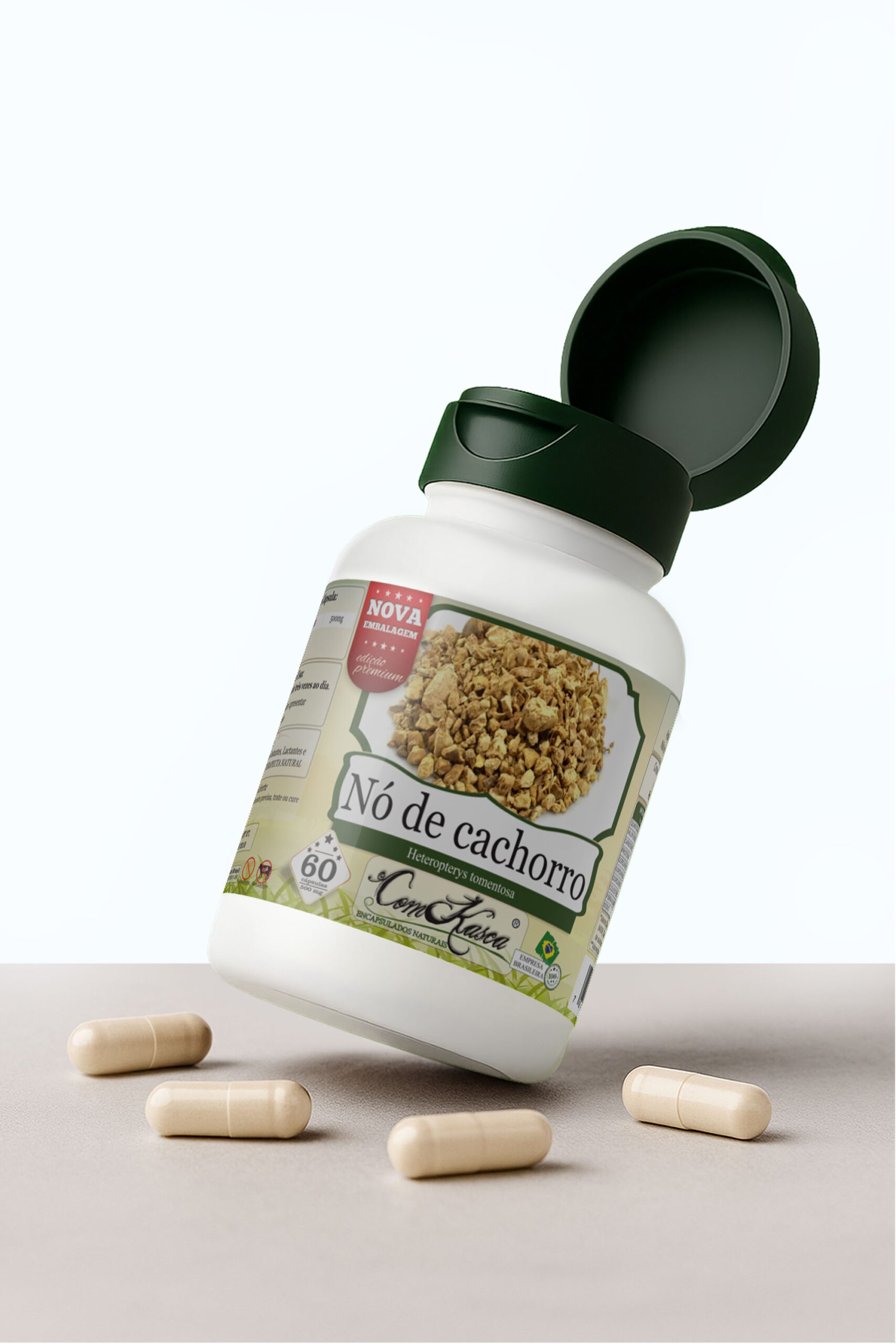 Nó de cachorro ComKasca 60 caps