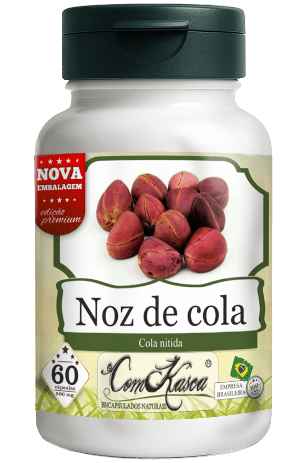 Noz de Cola ComKasca 60 caps - Imagem 3