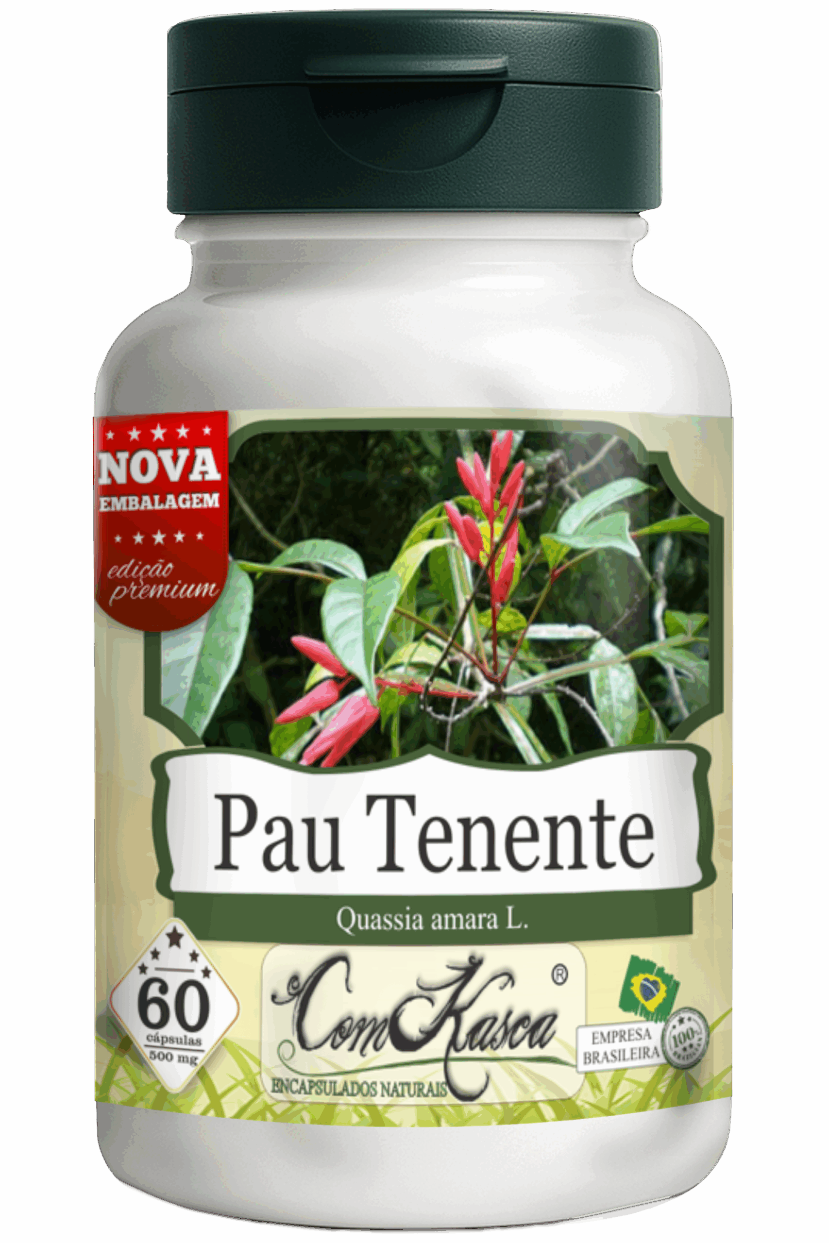 Pau Tenente ComKasca 60 caps - Imagem 2
