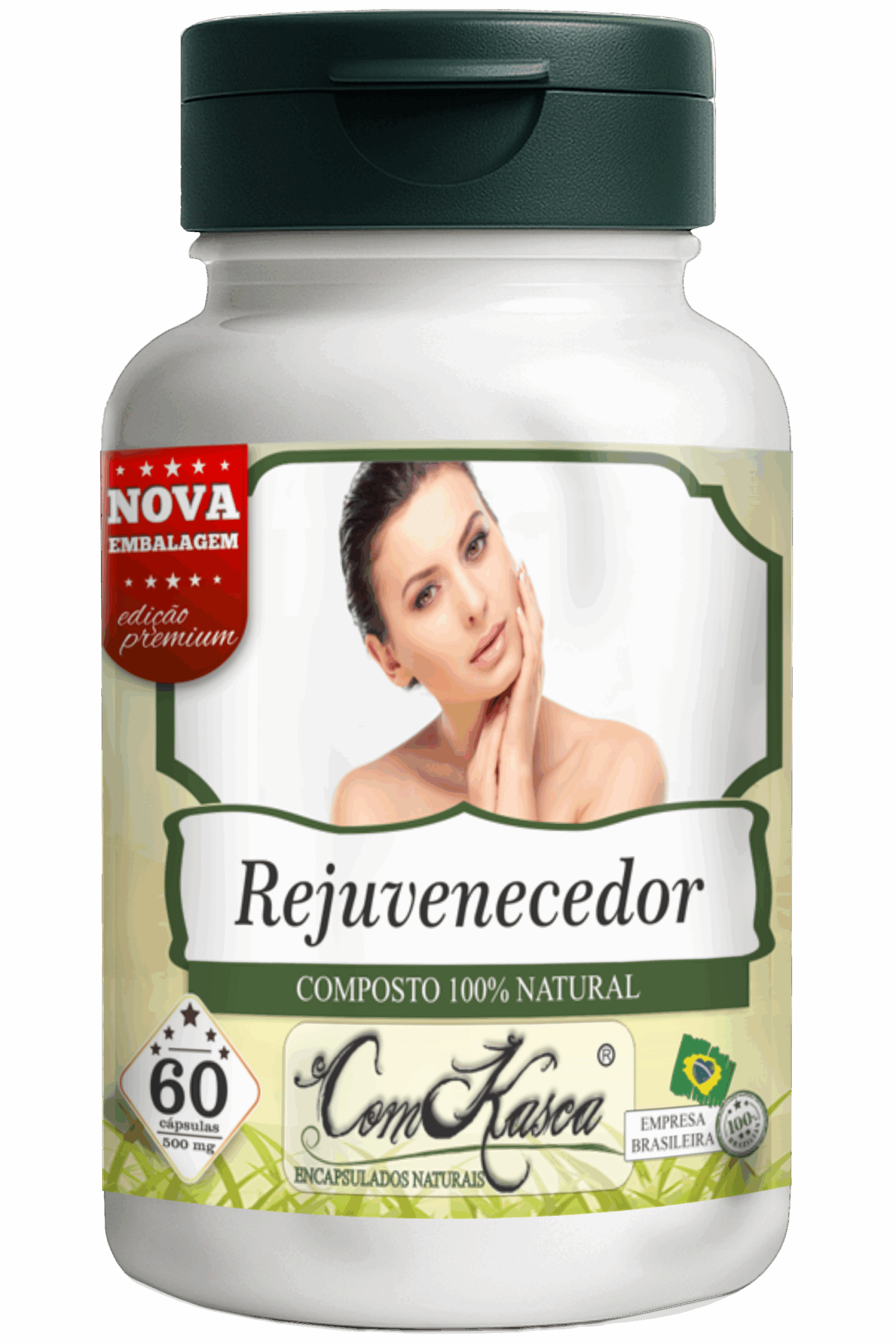 Rejuvenescedor ComKasca 60 caps - Imagem 2