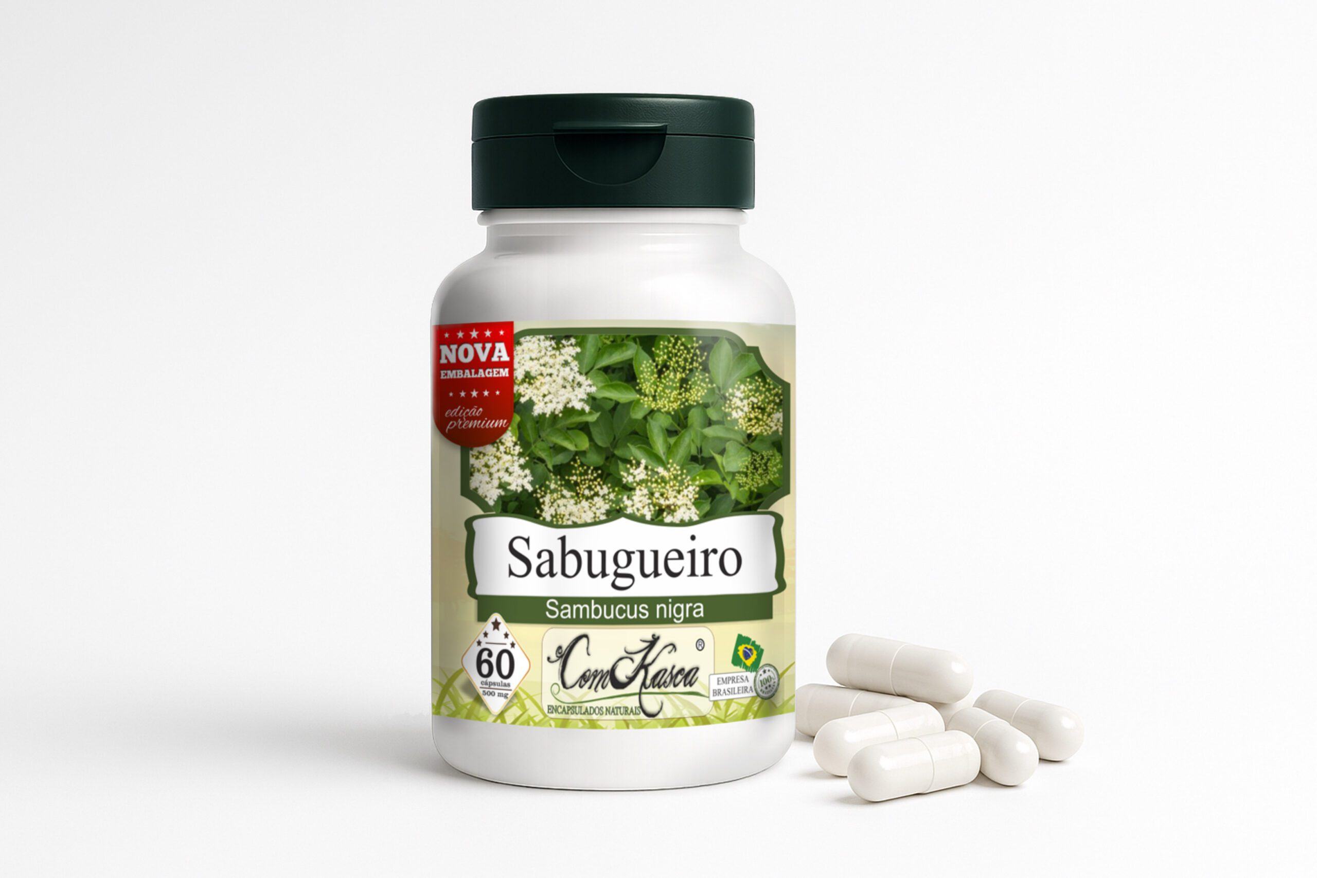 Sabugueiro ComKasca 60 caps - Imagem 2
