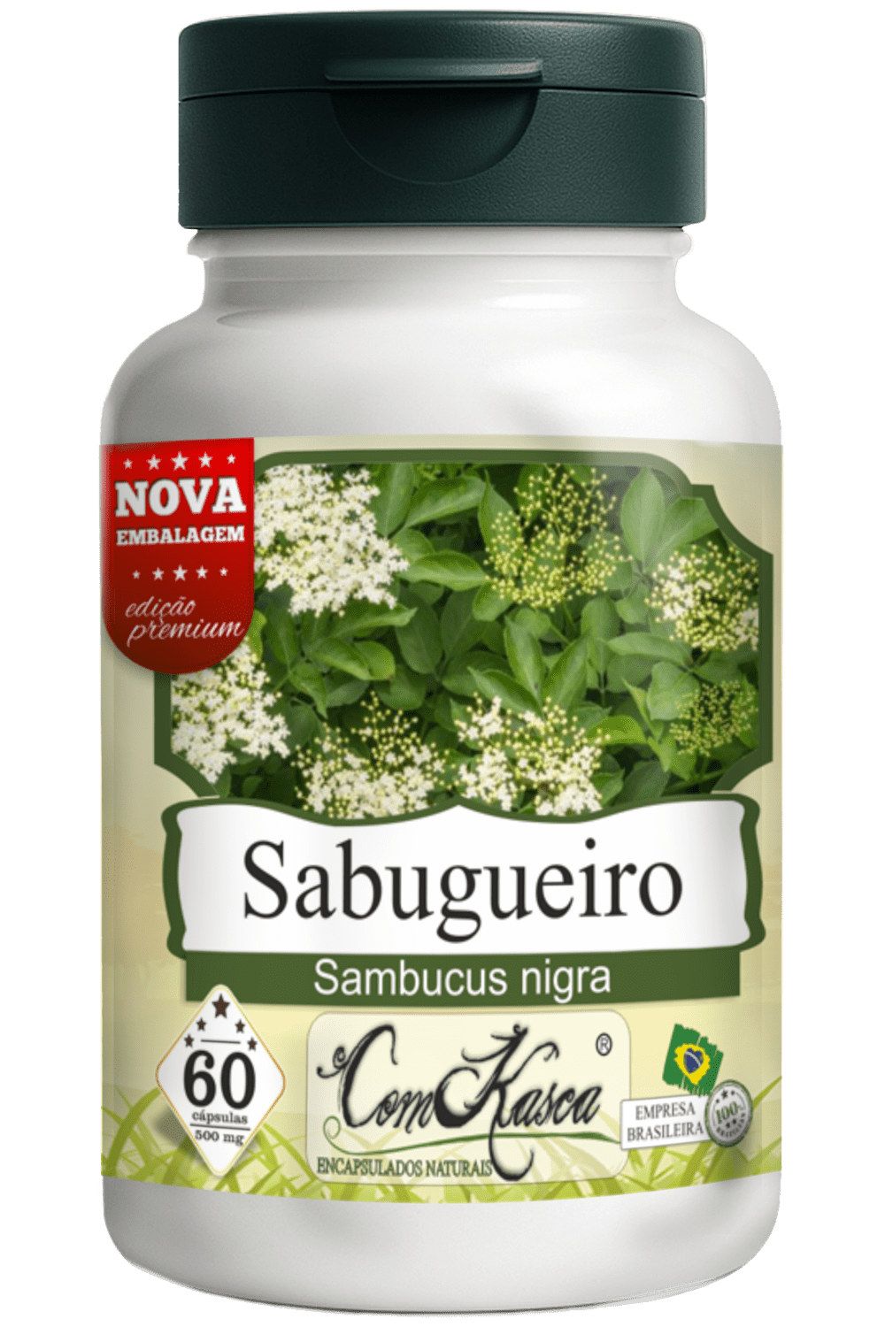 Sabugueiro ComKasca 60 caps - Imagem 3