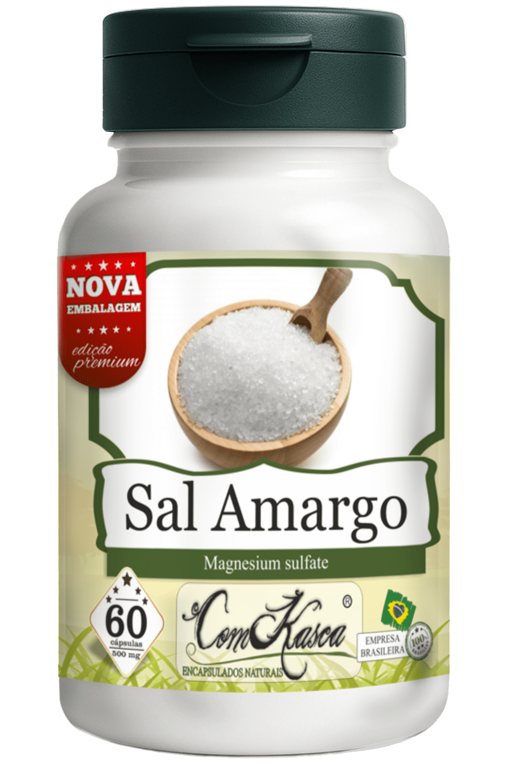 Sal Amargo ComKasca 60 caps - Imagem 2