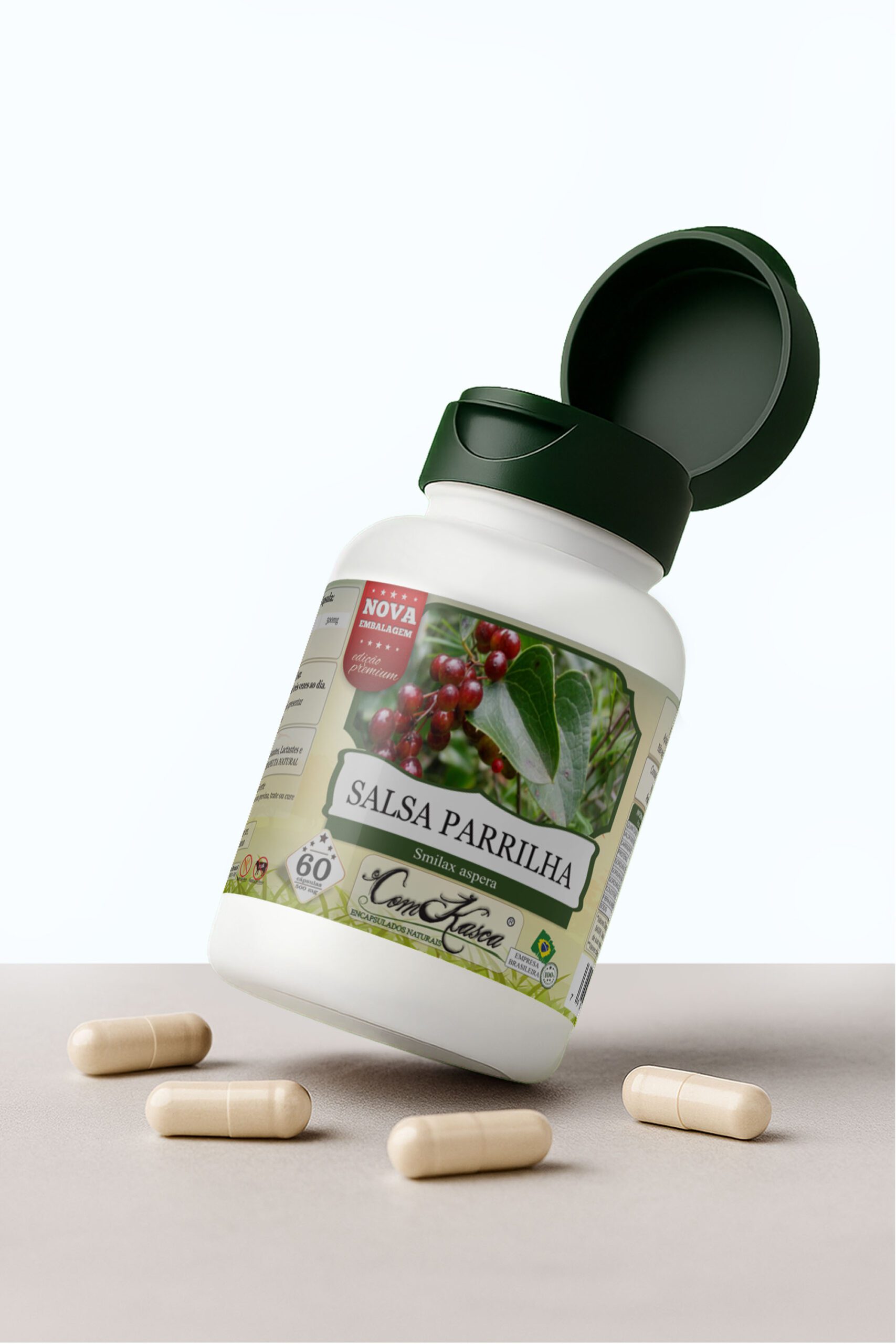 Salssaparrilha ComKasca 60 caps