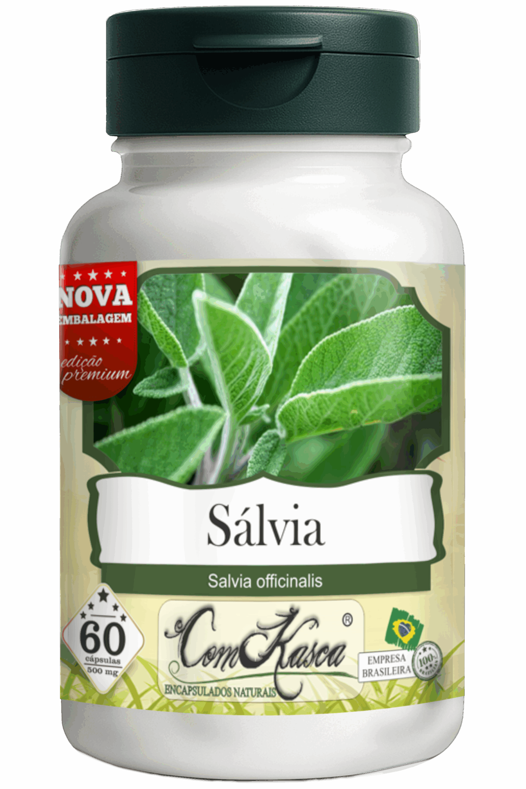 Sálvia ComKasca 60 caps - Imagem 2