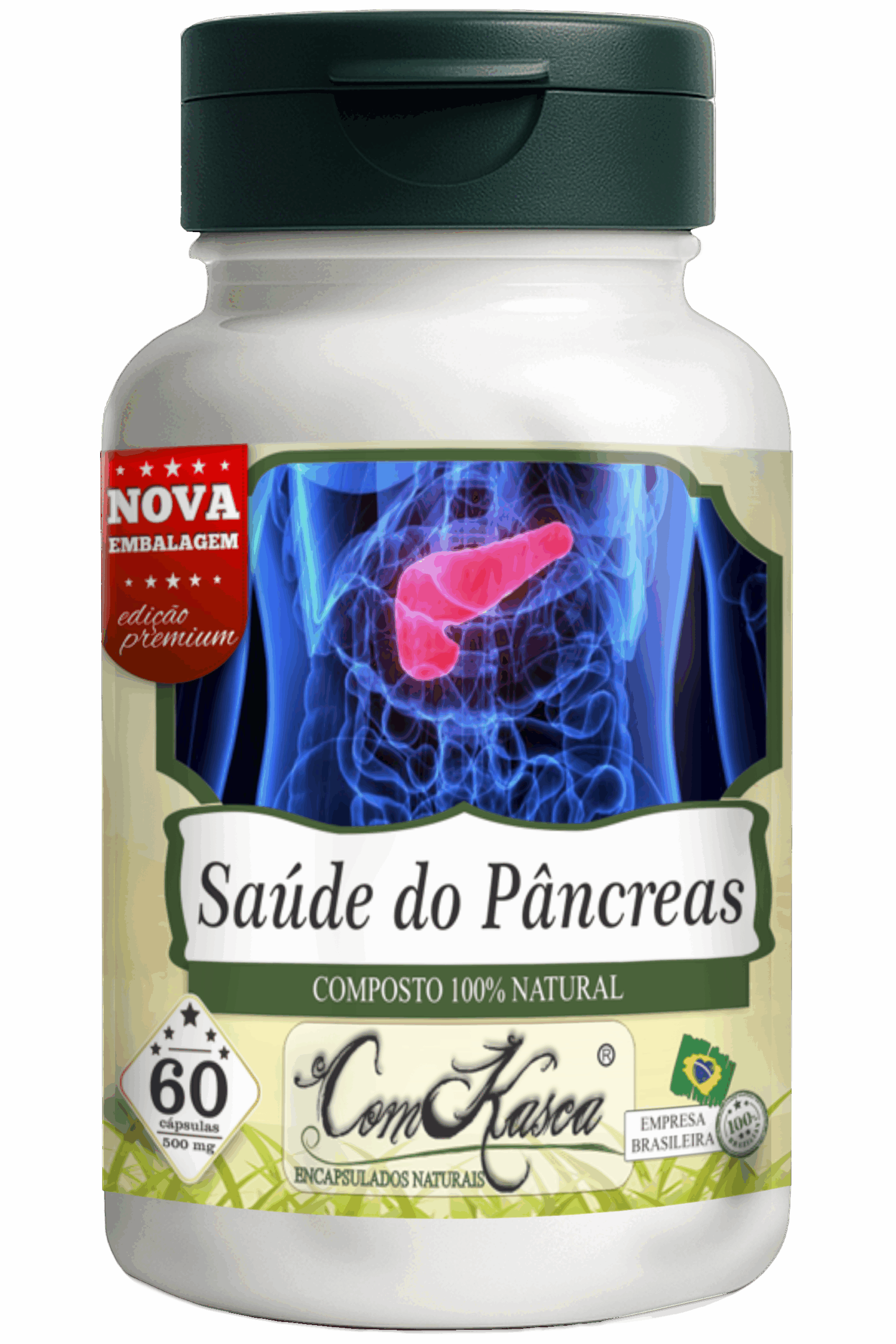 Saúde do Pancreas ComKasca 60 caps - Imagem 2