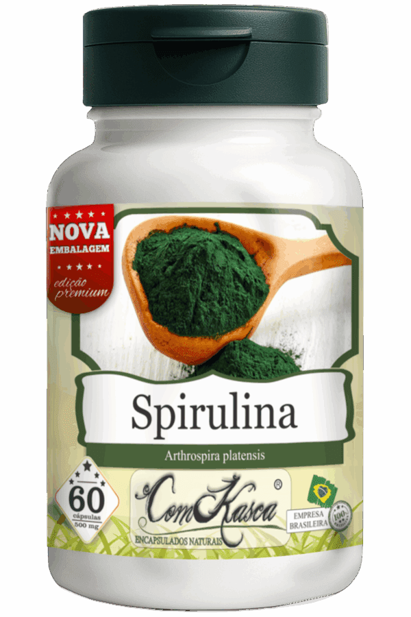 Spirulina ComKasca 60 cápsulas - Imagem 2
