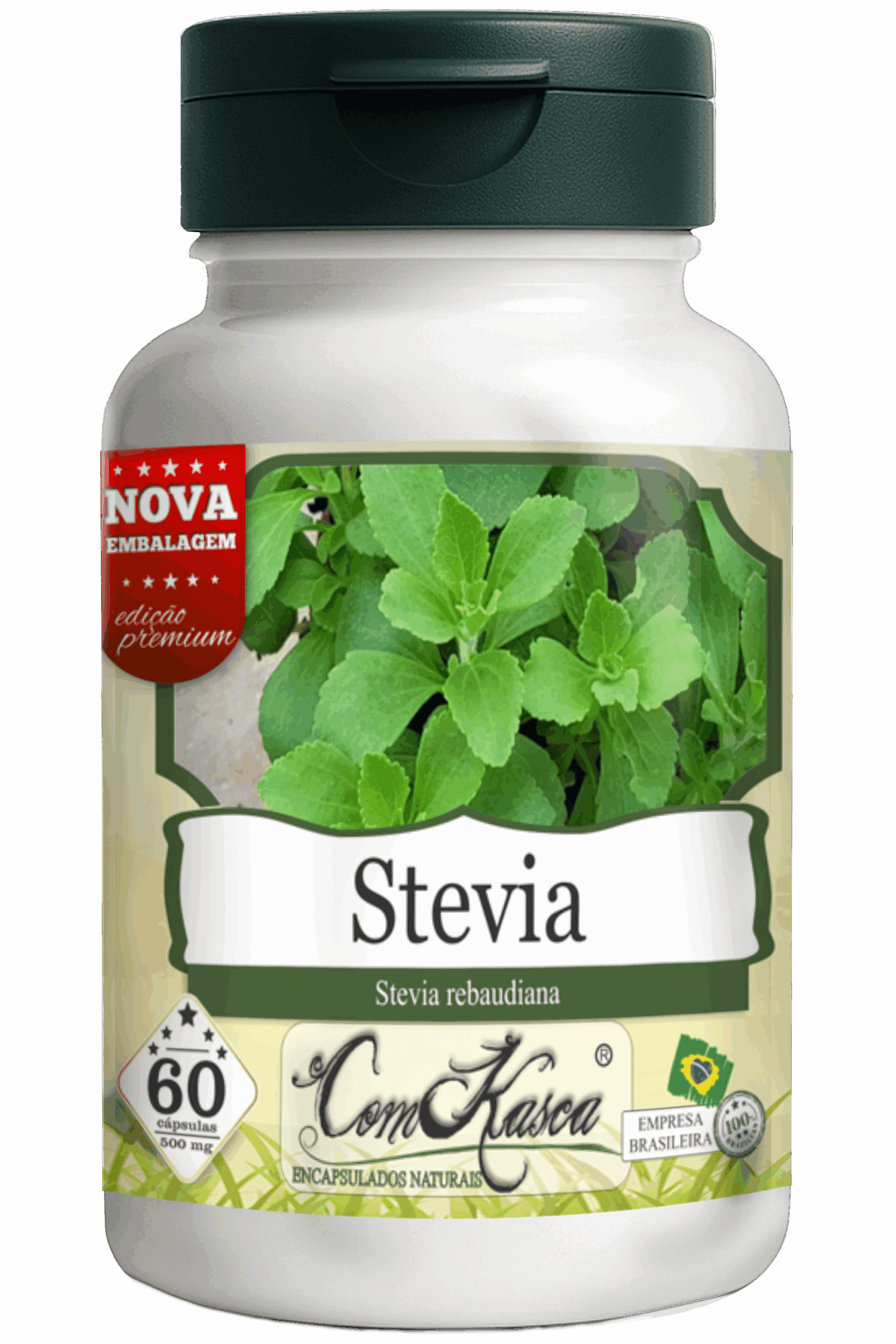 Stevia ComKasca 60 caps - Imagem 2