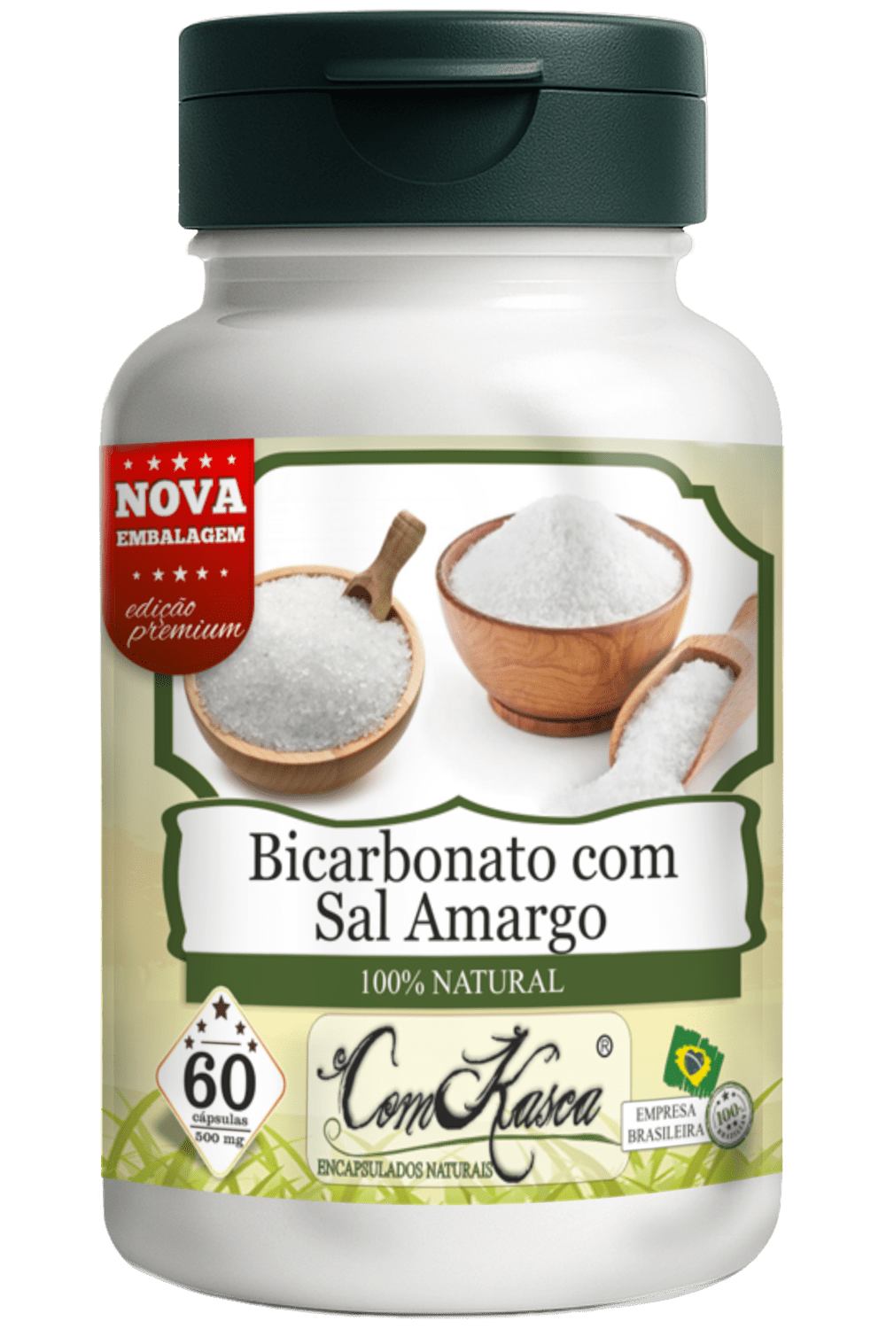 Sulfato de Magnésio ComKasca 60 caps - Imagem 3