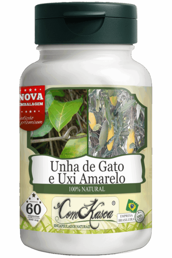 Unha De Gato e Uxi Amarelo ComKasca 60 caps - Imagem 2