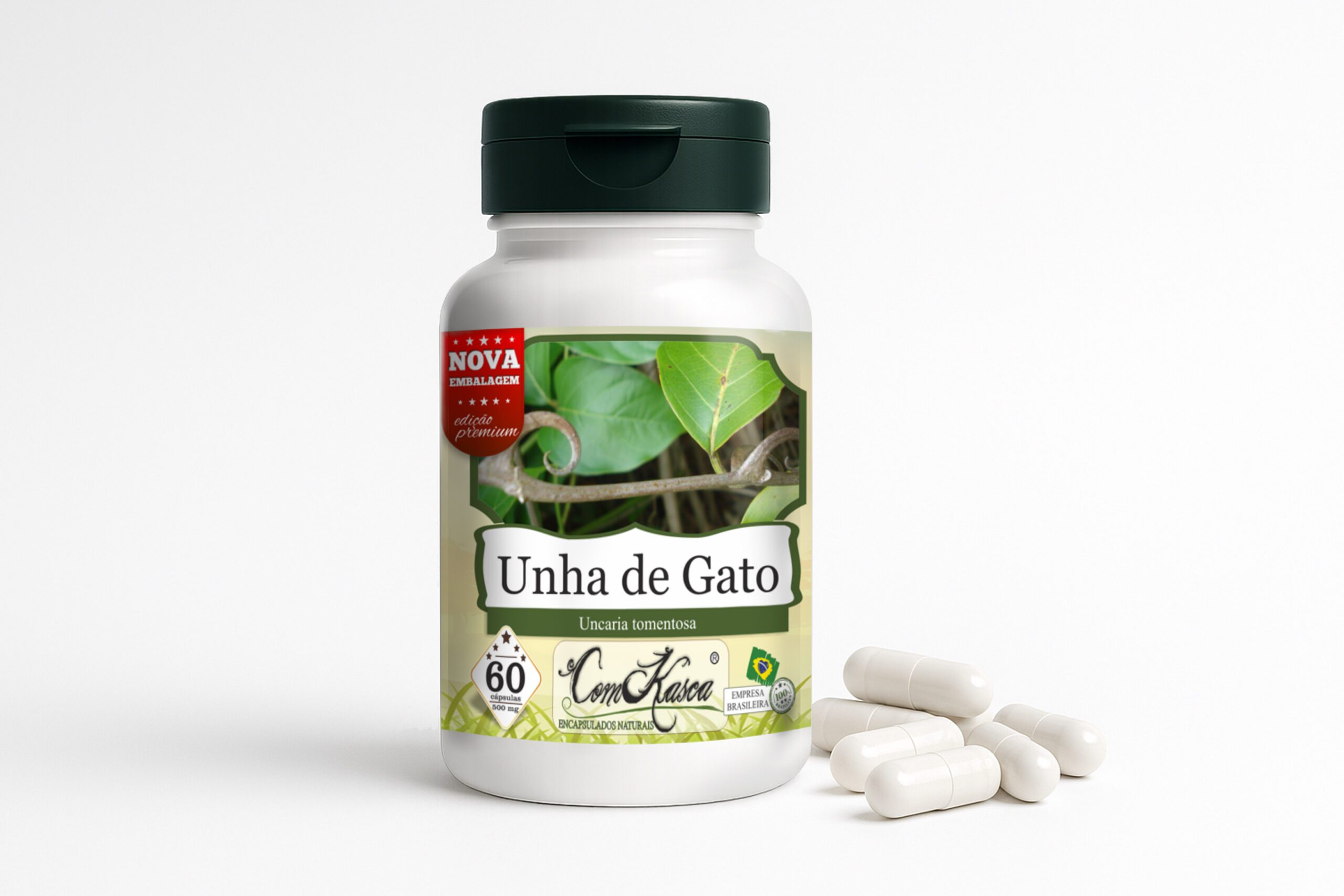 Unha de Gato ComKasca 60 caps - Imagem 2