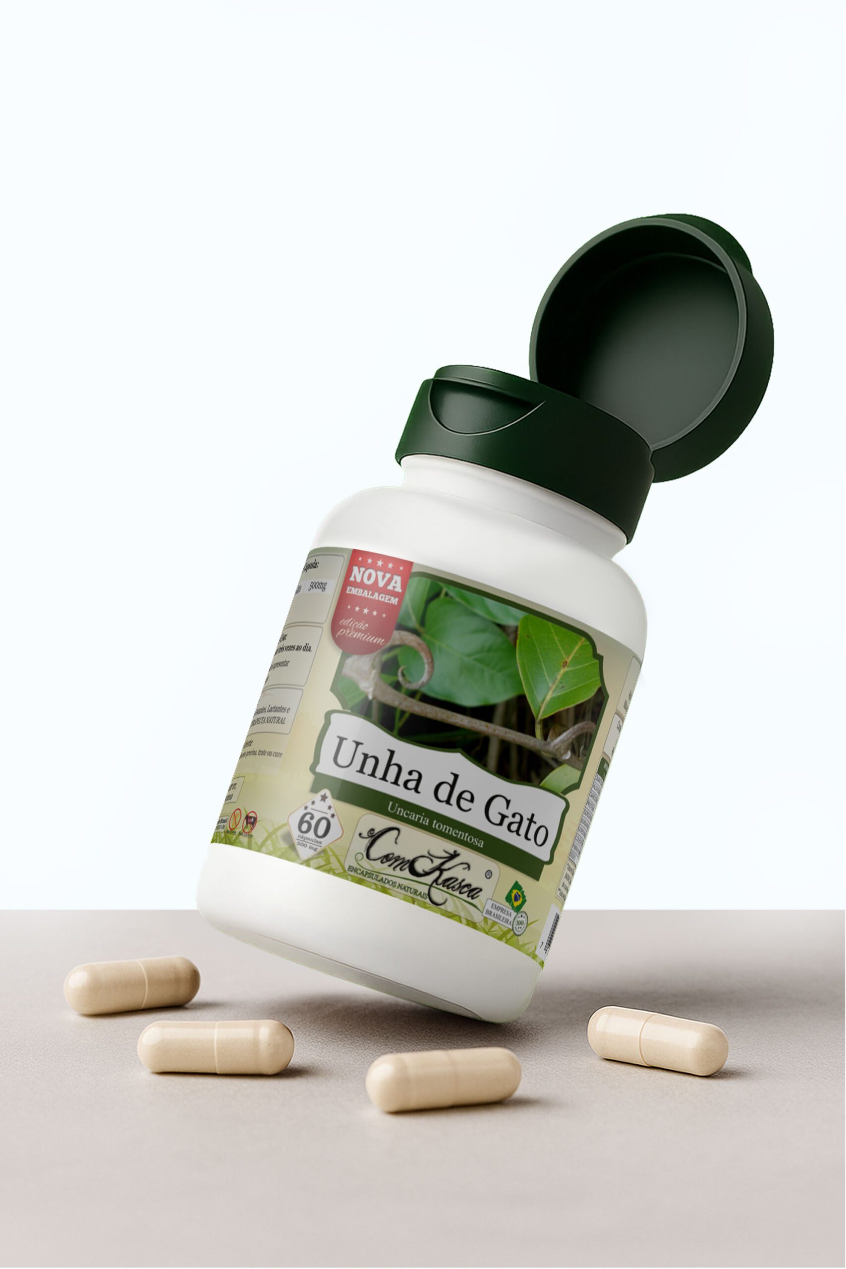 Unha de Gato ComKasca 60 caps